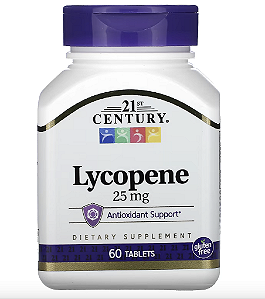 LYCOPENE, 25 MG, 60 TABLETS - 21ST CENTURY