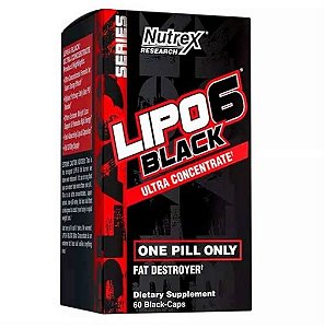 LIPO6| BLACK| UC EMB.NOVA (60 CÁPSULAS) - NUTREX