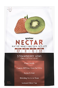 NECTAR SYNTRAX - WHEY ISOLADO STRAWBERRY KIWI (MORANGO COM KIWI) 907G - IMPORTADO