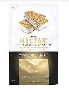 NECTAR SWEETS SYNTRAX - WHEY ISOLADO VANILLA BEAN TORTE (TORTA DE BAUNILHA) 907G - IMPORTADO