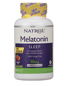 MELATONINA 10MG SLEEP FAST DISSOLVE 100 TABLETS - NATROL