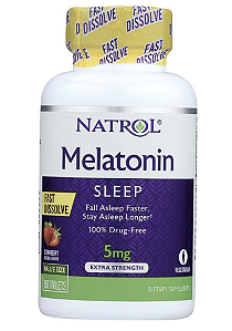 INDUTOR DE SONO... 5MG FAST DISSOLVE EXTRA STRENGTH 150 TABLETS - NATROL