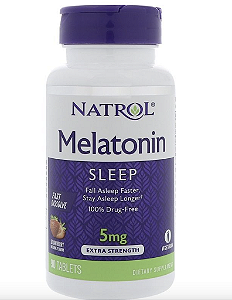 MELATONINA 5MG SLEEP EXTRA STRENGHT 90 TABLETS - NATROL