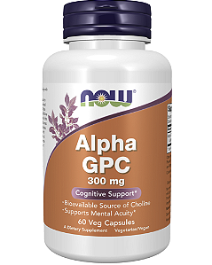 ALPHA GPC 300MG 60 CAPS - NOW