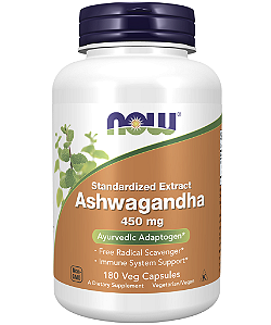 ASHWAGANDHA 450 MG 180 CAPS - NOW