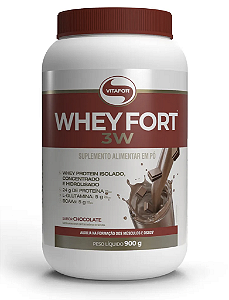 WHEY FORT 3W 900 GR (CHOCOLATE) - VITAFOR