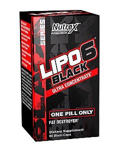 LIPO6| BLACK| UC ORIGINAL. (60 CÁPSULAS) - NUTREX
