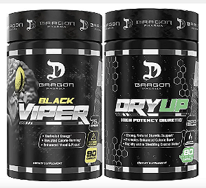 COMBO VIPER BLACK |90 CAPS + DRYUP 80 CAPS - DRAGON PHARMA
