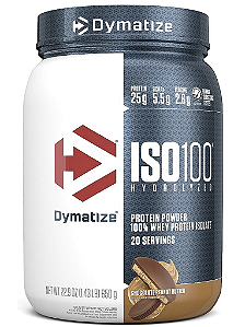ISO 100 WHEY ISOLADO HIDROLISADO 640 GR (CHOCO PEANUT BUTTER) - DYMATIZE NUTRITION
