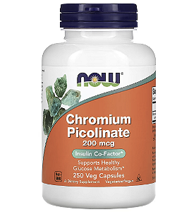 CHROMIUM PICOLINATE 200 MCG 250 VEG - NOW FOODS