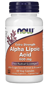 ALPHA LIPOIC ACID 600 MG 60 CAPS - NOW FOODS
