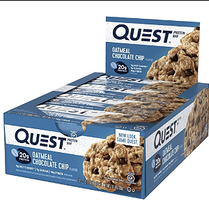 QUEST BAR 12 UNIDADES 60 GR (OATMEAL CHOCOLATE CHIP)