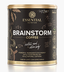 BRAINSTORM COFFEE LATA 186 GR/ 20 DOSES - ESSENTIAL NUTRITION