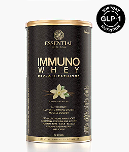 IMMUNO WHEY PRO GLUTHATHIONE BAUNILHA LATA 375 GR 15 DOSES - ESSENTIAL NUTRITION