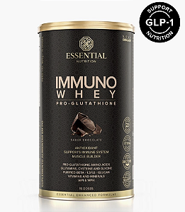 IMMUNO WHEY PRO GLUTATHIONE CACO NOVO LATA 465 GR - ESSENTIAL NUTRITION