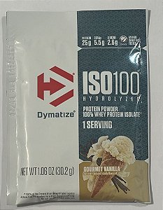 ISO 100 30.2 GR GOURMET VANILLA (MONODOSE) - DYMATIZE NUTRITION