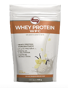 WHEY PROTEIN WPC REFIL 900 GR (BAUNILHA) - VITAFOR