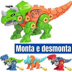 Dinossauro de brinquedo Monta e Desmonta