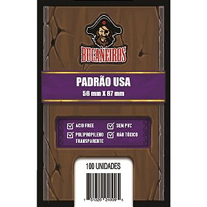 Sleeve Padrão USA (56 x 87) Bucaneiros