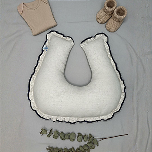 ALMOFADA DE AMAMENTAÇÃO - 100% LINHO