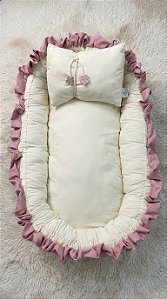 Ninho Redutor De Berço Soft Com Travesseiro Aconchegante