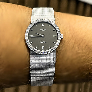 Rolex Cellini Lady Ouro branco - 24mm