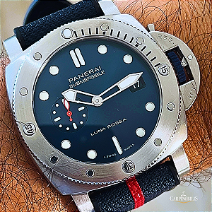 PANERAI SUBMERSIBLE QUARANTAQUATTRO LUNA ROSSA