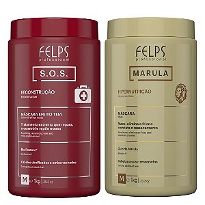 Felps Kit Cronograma Capilar Nutrição e Reconstrução 2x1Kg