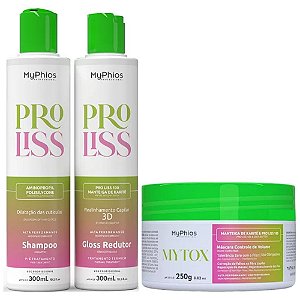MyPhios Kit Progressiva ProLiss 300ml e Mytox 250g