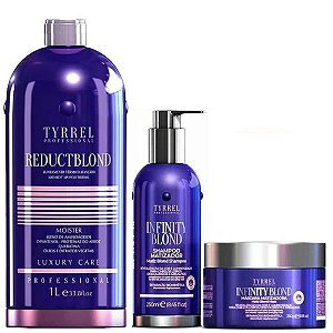 Tyrrel Progressiva Reduct Blond 1L e Kit Manutenção Infinity Blond