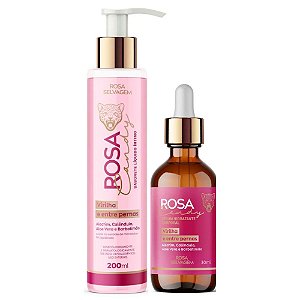 Rosa Selvagem Candy Serum Hidratante Corporal e Sabonete Líquido Íntimo