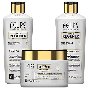 Felps Inner Regener Kit Shampoo - Condicionador - Máscara