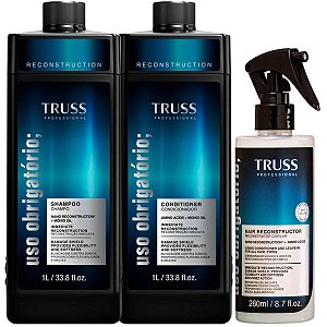Truss Uso Obrigatório Kit Lavatório 2x1l e Fluido Uso Obrigatório
