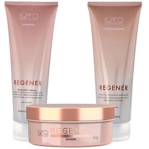 K.pro Reneger Kit Shampoo - Condicionador - Máscara