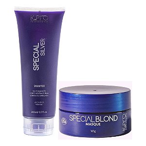 K.pro Special Blond Kit Shampoo 240ml E Máscara 165g