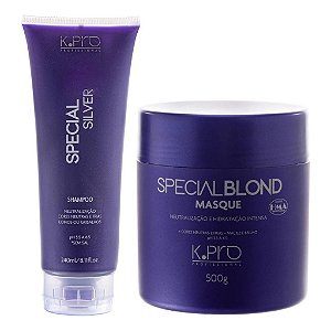 K.pro Special Blond Kit Shampoo 240ml E Máscara 500G
