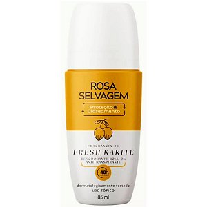 Rosa Selvagem Desodorante Clareador Fresh Karité 85ml