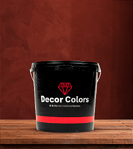 Cimento Queimado Rústico Vermelho Rubi 5 kg - Decor Colors