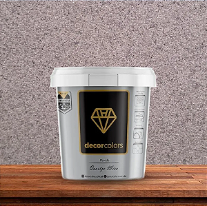 Pedras Naturais Quartzo Mica Jaspe Cinza 23 kg - Decor Colors
