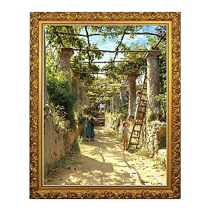 Coheitas de Uva em Capri