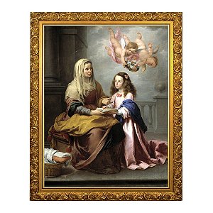 Santa Ana ensinando a Virgem Maria a Ler