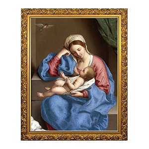 Virgem Maria e o Menino Jesus com Pintassilgo