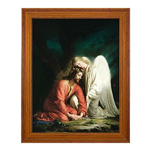 Jesus Sendo Consolado Pelo Anjo