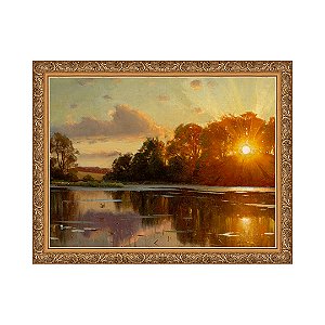 Pôr do sol em Orholm (1896)