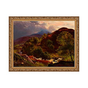 O rio Llugwy em Capel Curig