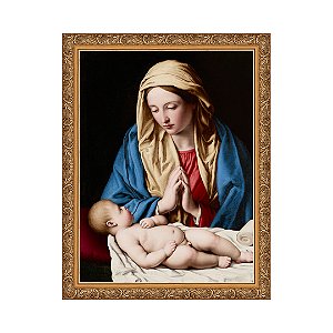 Maria adorando o Menino