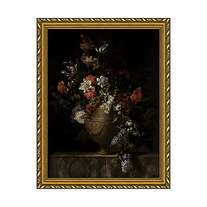 Vida de flores em vaso