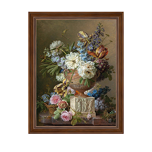 Natureza-morta de flores com vaso de alabastro (1783)