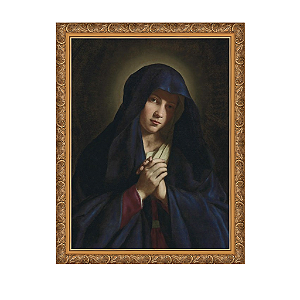 A Virgem Maria em oração