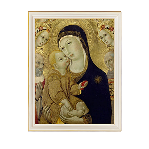 Virgem com o Menino Jesus, os Santos Jerônimo e Bernardino de Siena e Seis Anjos